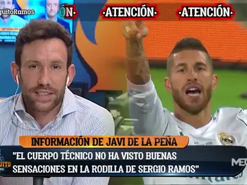 MALAS SENSACIONES CON LA RODILLA DE RAMOS MALAS SENSACIONES CON LA RODILLA DE RAMOS