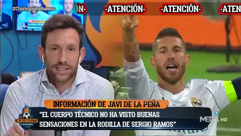 MALAS SENSACIONES CON LA RODILLA DE RAMOS MALAS SENSACIONES CON LA RODILLA DE RAMOS
