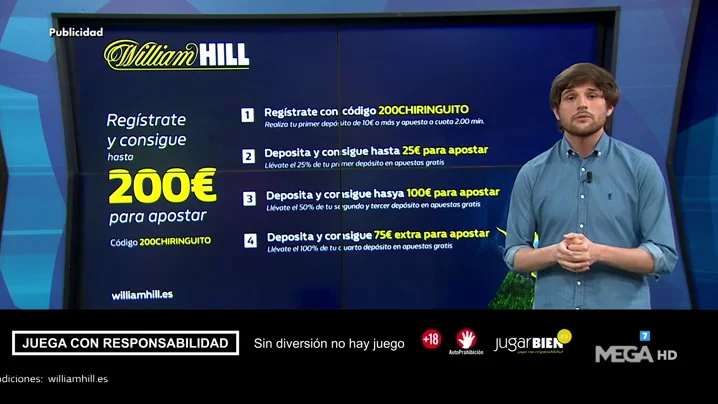 Richi Burgos te trae la mejor oferta de registro para que apuestes con William Hill