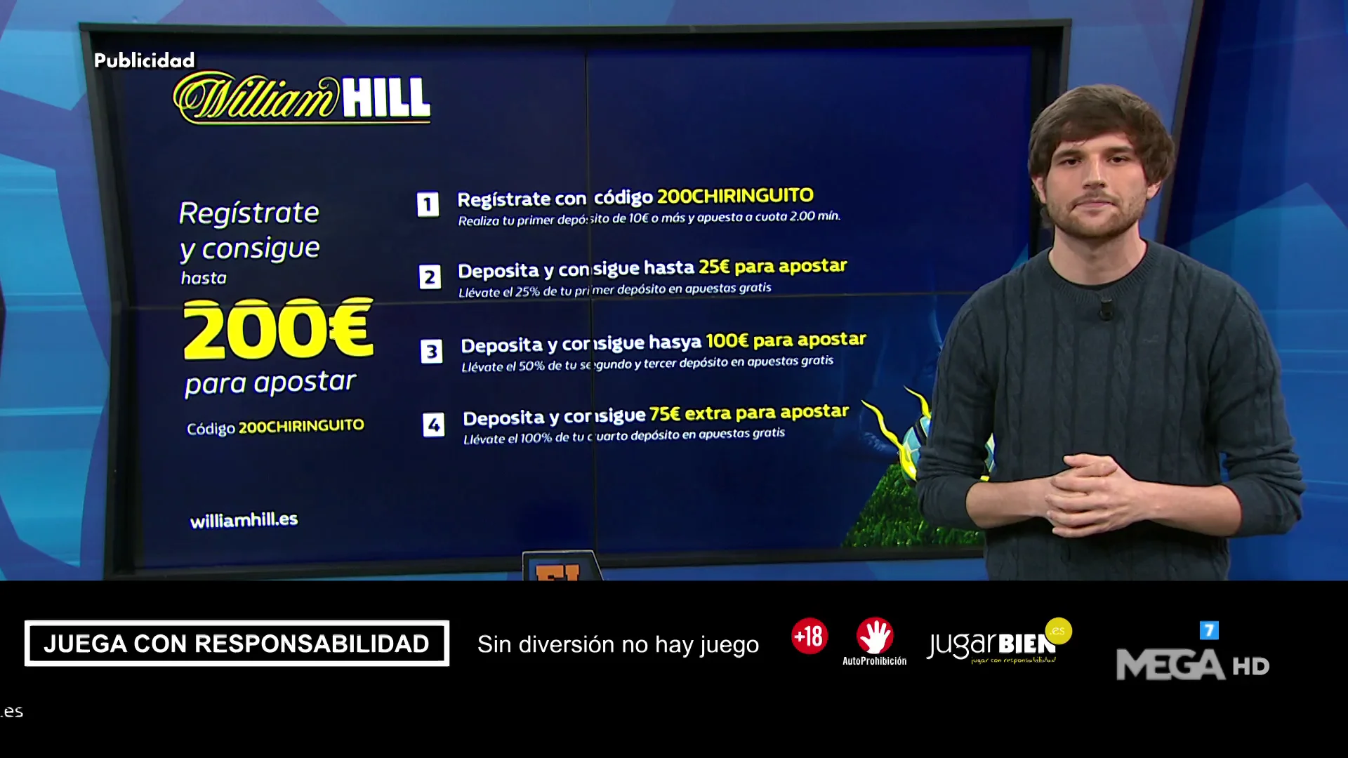 Richi Burgos te trae la mejor oferta de registro para que apuestes con William Hill Richi Burgos te trae la mejor oferta de registro para que apuestes con William Hill