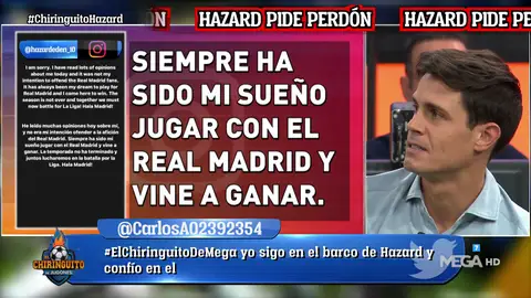 HAZARD PIDE PERDÓN HAZARD PIDE PERDÓN