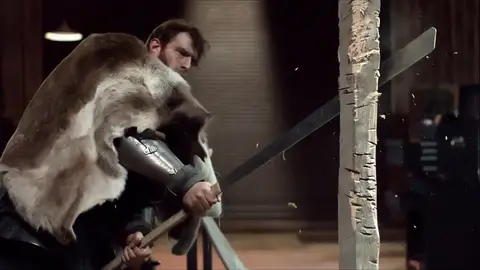 La guadaña de guerra Knight fight