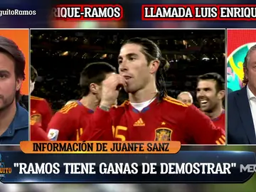Juanfe Sanz: "Sergio Ramos quiere demostrar que no es su fin" Juanfe Sanz: "Sergio Ramos quiere demostrar que no es su fin"