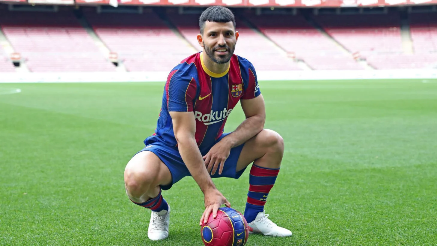 Aguero en el Camp Nou