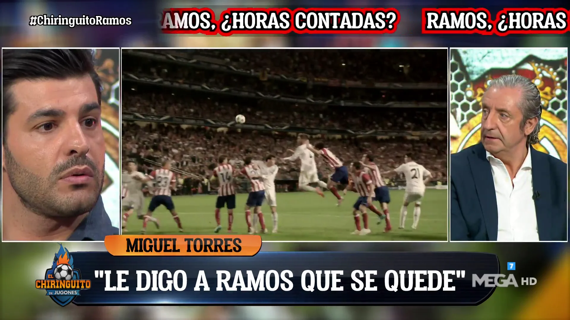 "LOS MADRIDISTAS QUEREMOS ESCUCHAR A RAMOS" "LOS MADRIDISTAS QUEREMOS ESCUCHAR A RAMOS"
