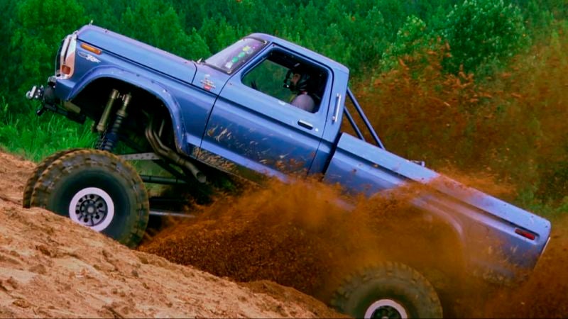 La primera prueba de 'Pickups & Furious' provoca importantes destrozos