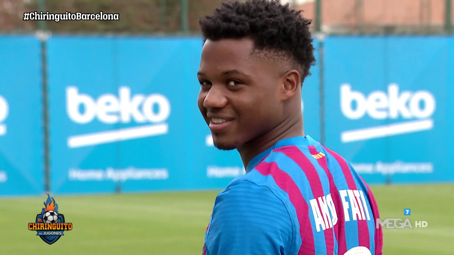 ANSU FATI ULTIMA SU RECUPERACIÓN... CON EL '10' DE MESSI A LA ESPALDA ANSU FATI ULTIMA SU RECUPERACIÓN... CON EL '10' DE MESSI A LA ESPALDA