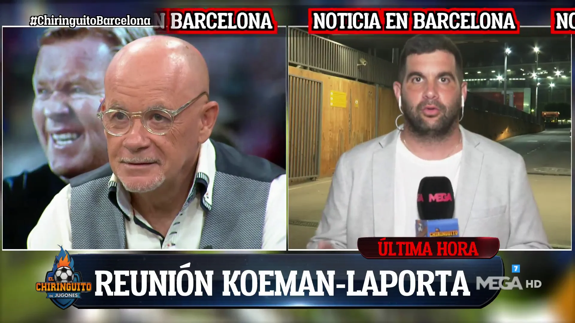 "REUNIÓN LAPORTA-KOEMAN TRAS EL BAÇA-BAYERN" "REUNIÓN LAPORTA-KOEMAN TRAS EL BAÇA-BAYERN"