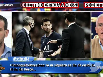 "ES UN ERROR DE POCHETTINO QUITAR A MESSI, PERO EL GESTO DE LEO VA CONTRA UN COMPAÑERO" "ES UN ERROR DE POCHETTINO QUITAR A MESSI, PERO EL GESTO DE LEO VA CONTRA UN COMPAÑERO"