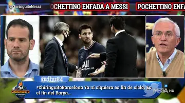 "ES UN ERROR DE POCHETTINO QUITAR A MESSI, PERO EL GESTO DE LEO VA CONTRA UN COMPAÑERO" "ES UN ERROR DE POCHETTINO QUITAR A MESSI, PERO EL GESTO DE LEO VA CONTRA UN COMPAÑERO"