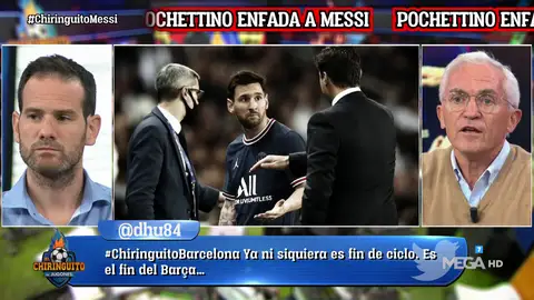 "ES UN ERROR DE POCHETTINO QUITAR A MESSI, PERO EL GESTO DE LEO VA CONTRA UN COMPAÑERO" "ES UN ERROR DE POCHETTINO QUITAR A MESSI, PERO EL GESTO DE LEO VA CONTRA UN COMPAÑERO"
