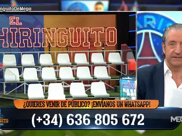 ¡VEN DE PÚBLICO A EL CHIRINGUITO! ¡VEN DE PÚBLICO A EL CHIRINGUITO!