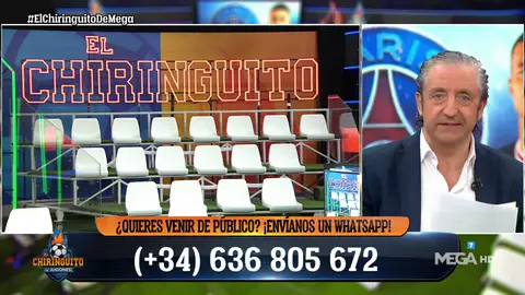¡VEN DE PÚBLICO A EL CHIRINGUITO! ¡VEN DE PÚBLICO A EL CHIRINGUITO!