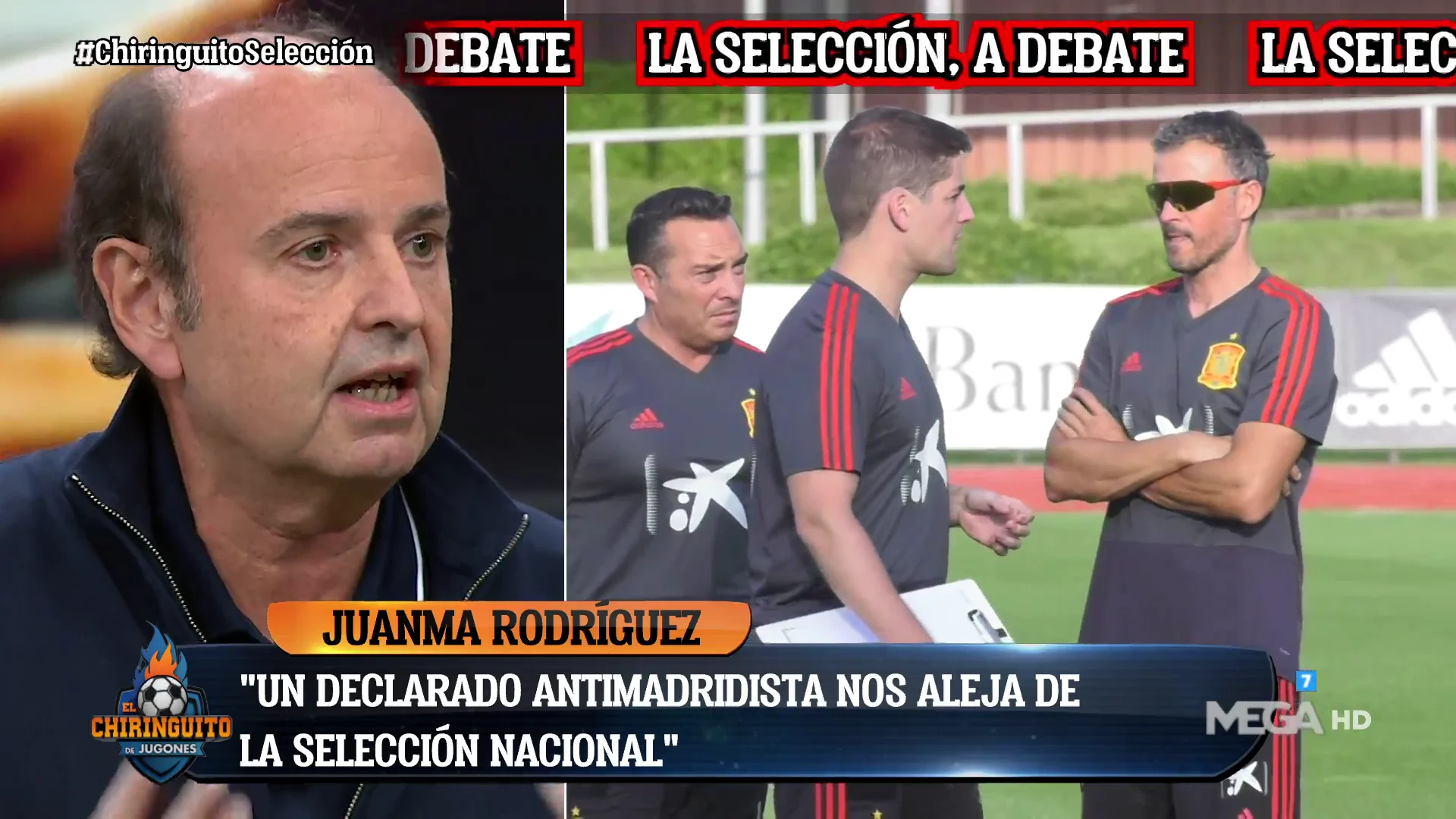 "SI HAY UN SELECCIONADOR ANTIMADRIDISTA, ES NORMAL QUE NOS DESVINCULEMOS DE LA SELECCIÓN" "SI HAY UN SELECCIONADOR ANTIMADRIDISTA, ES NORMAL QUE NOS DESVINCULEMOS DE LA SELECCIÓN"