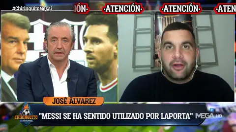 "MESSI SE SIENTE UTILIZADO POR LAPORTA Y ESTÁ A PUNTO DE EXPLOTAR" "MESSI SE SIENTE UTILIZADO POR LAPORTA Y ESTÁ A PUNTO DE EXPLOTAR"