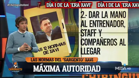 "Los jugadores deberán dar la mano al staff y a los compañeros al llegar" "Los jugadores deberán dar la mano al staff y a los compañeros al llegar"