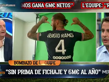 "No me consta que Sergio Ramos esté cobrando seis millones en el PSG" "No me consta que Sergio Ramos esté cobrando seis millones en el PSG"