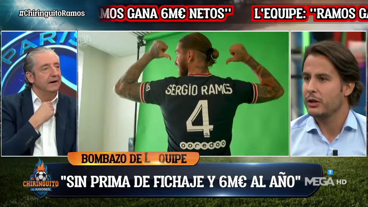 "No me consta que Sergio Ramos esté cobrando seis millones en el PSG" "No me consta que Sergio Ramos esté cobrando seis millones en el PSG"