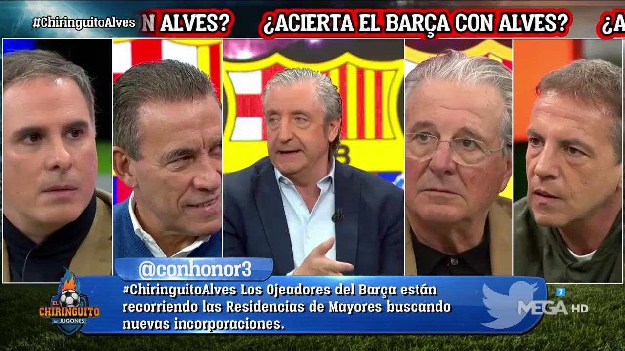 "Con la llegada de Alves... Xavi está retratando a Busquets, Piqué y Jordi Alba" "Con la llegada de Alves... Xavi está retratando a Busquets, Piqué y Jordi Alba"