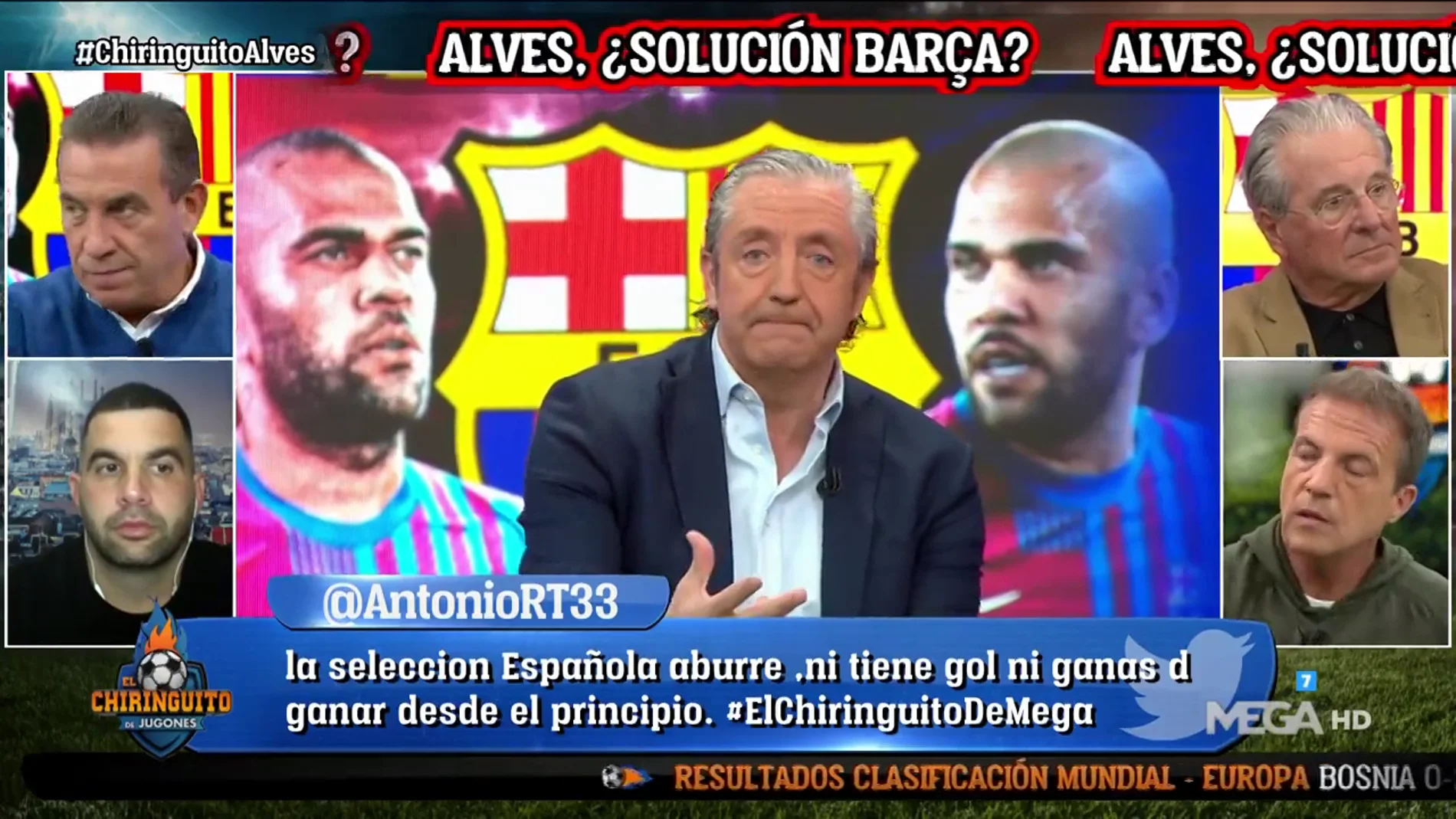 "Dani Alves está agradecido y feliz de estar en el Barça... ¡Y eso lo puede transmitir a los jóvenes!"