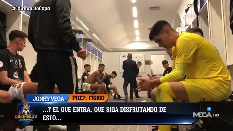 El motivador discurso del preparador físico del Laguna El motivador discurso del preparador físico del Laguna