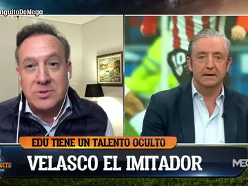 Edu Velasco nos demuestra su talento desconocido Edu Velasco nos demuestra su talento desconocido