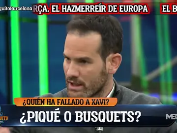 Quim Doménech: "Jamás ha habido una crítica sobre Sergio Busquets en el Barcelona" Quim Doménech: "Jamás ha habido una crítica sobre Sergio Busquets en el Barcelona"