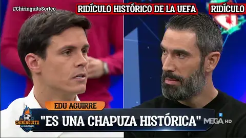 Edu Aguirre: "El sorteo de hoy es una chapuza histórica" Edu Aguirre: "El sorteo de hoy es una chapuza histórica"