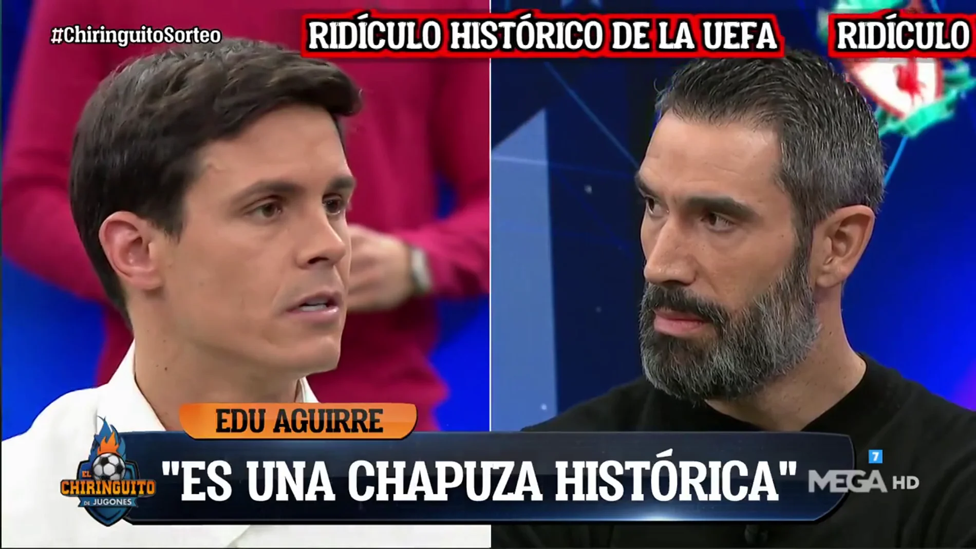 Edu Aguirre: "El sorteo de hoy es una chapuza histórica"