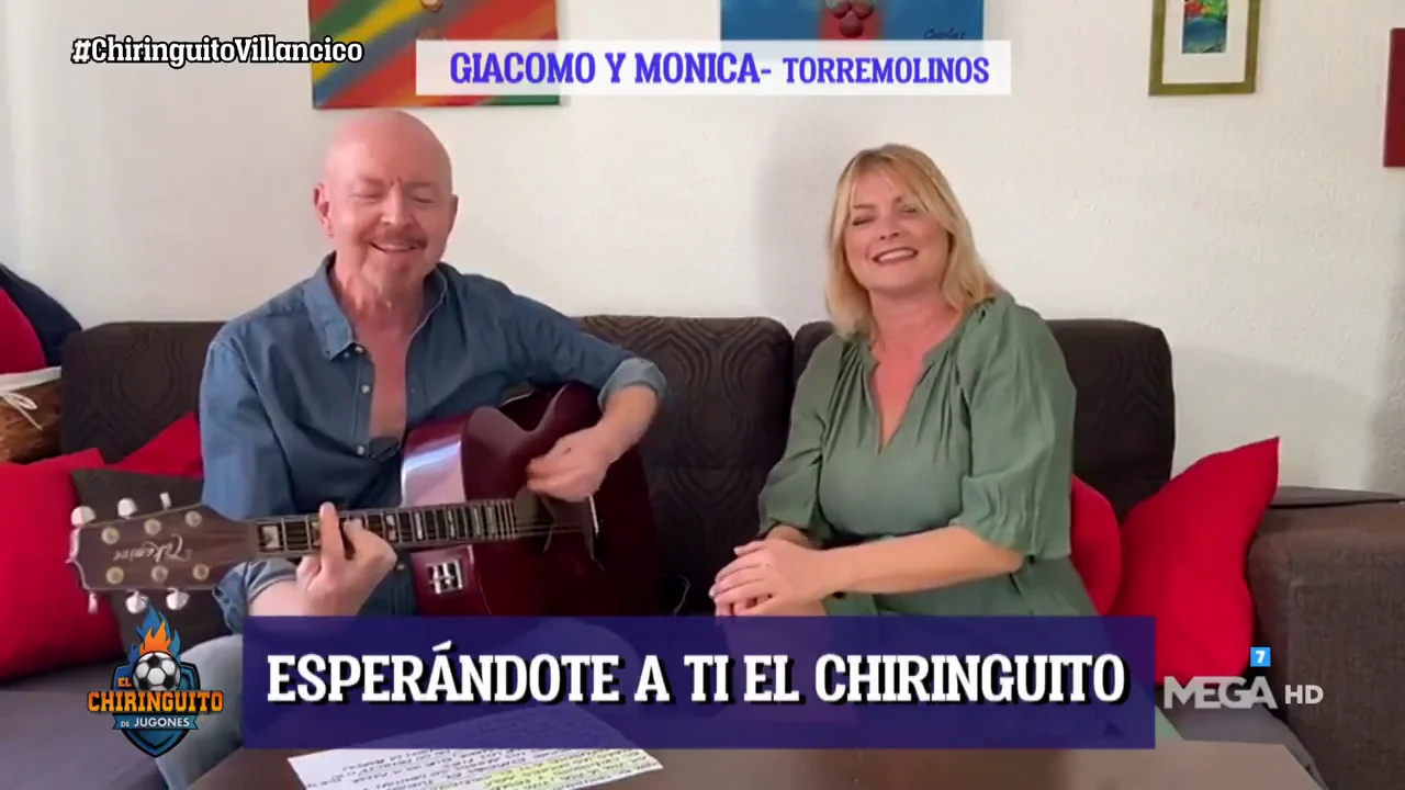 Giacomo y M&oacute;nica, los &uacute;ltimos nominados para ser los autores del villancico de El Chiringuito