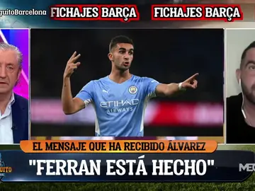 "Ferran Torres está hecho por el Barcelona" "Ferran Torres está hecho por el Barcelona"