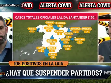 El choque entre Fernando Sanz y Kike Mateu por la normativa Covid de La Liga El choque entre Fernando Sanz y Kike Mateu por la normativa Covid de La Liga