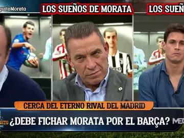 "Vender a Morata por 85M€ al Chelsea fue el 'Asalto al tren de Glasgow'" "Vender a Morata por 85M€ al Chelsea fue el 'Asalto al tren de Glasgow'"