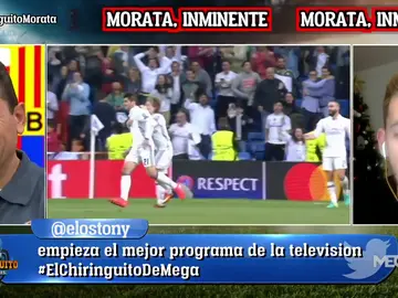 Jota Jordi: "Quiero ver a Morata marcando un gol en el Bernabéu con la camiseta del Barça" Jota Jordi: "Quiero ver a Morata marcando un gol en el Bernabéu con la camiseta del Barça"