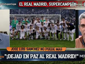 José Luis Sánchez estalla ante las críticas: "¡Dejad al Real Madrid en paz!" José Luis Sánchez estalla ante las críticas: "¡Dejad al Real Madrid en paz!"