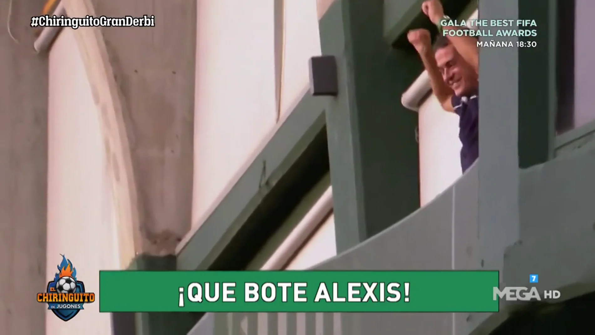 El polémico festejo de Alexis Trujillo tras la victoria del Betis en el derbi