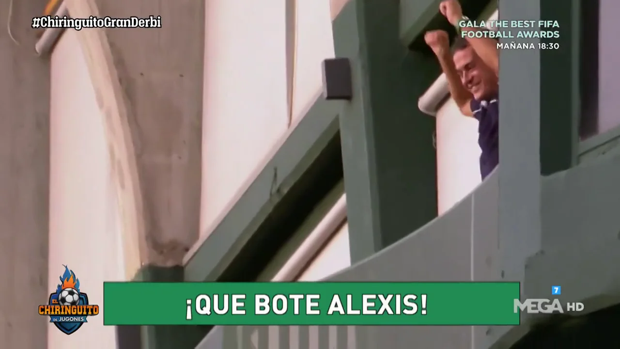 El polémico festejo de Alexis Trujillo tras la victoria del Betis en el derbi El polémico festejo de Alexis Trujillo tras la victoria del Betis en el derbi
