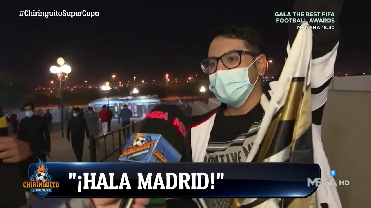 La afición madridista enloquece en Riad...¡y le manda un mensaje a Cristóbal Soria! La afición madridista enloquece en Riad...¡y le manda un mensaje a Cristóbal Soria!