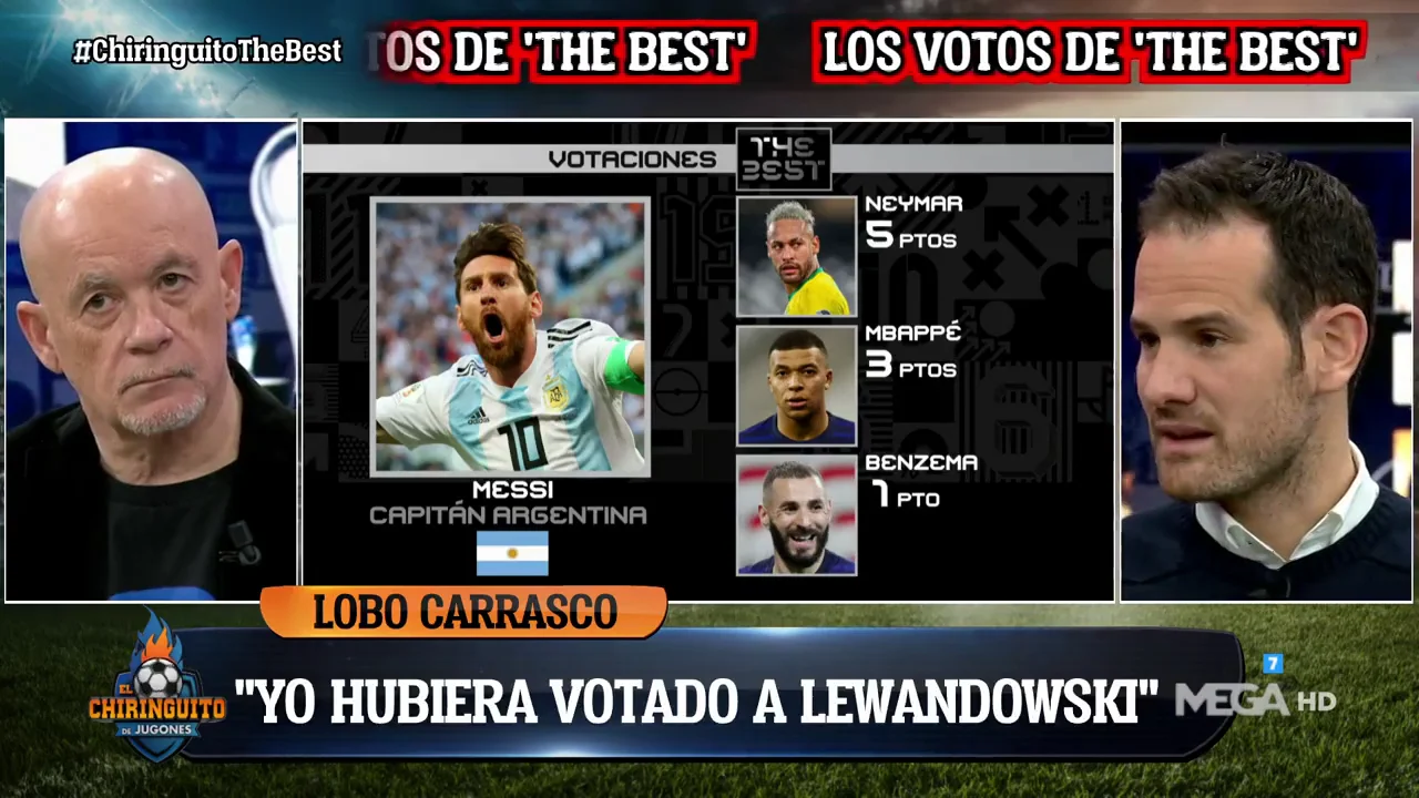 Quim: "La votaci&oacute;n de Messi en el 'The Best' es un amiguismo en toda regla"