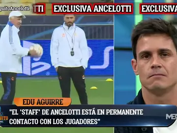 Edu Aguirre: "Ancelotti se centró en Vinicius, Asensio y Rodrygo en su regreso al Real Madrid" Edu Aguirre: "Ancelotti se centró en Vinicius, Asensio y Rodrygo en su regreso al Real Madrid"