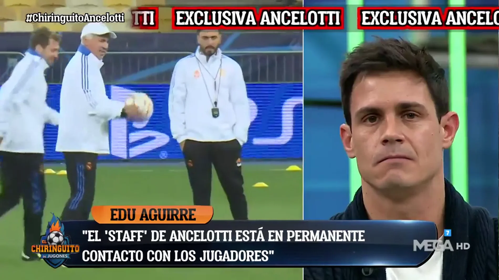 Edu Aguirre: "Ancelotti se centró en Vinicius, Asensio y Rodrygo en su regreso al Real Madrid"