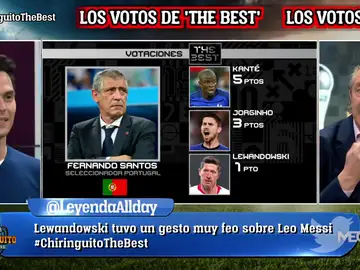 ¡Fernando Santos no vota a Cristiano en los premios &#39;The Best&#39;!