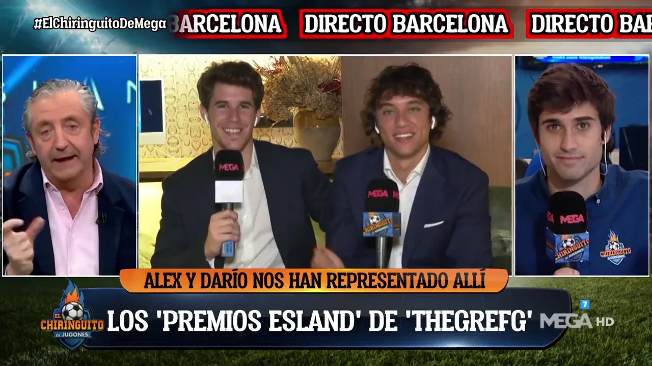 Josep Pedrerol: "La puesta en escena de los Premios Esland de TheGrefg ha sido maravillosa" Josep Pedrerol: "La puesta en escena de los Premios Esland de TheGrefg ha sido maravillosa"