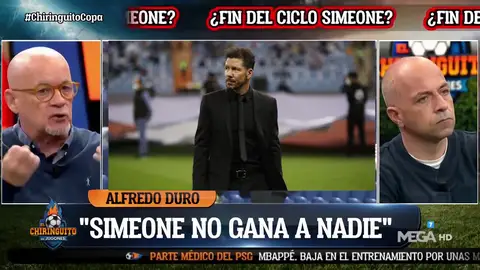 Alfredo Duro: "Simeone no le gana a nadie. El Atleti está perdiendo los partidos de forma vulgar" Alfredo Duro: "Simeone no le gana a nadie. El Atleti está perdiendo los partidos de forma vulgar"