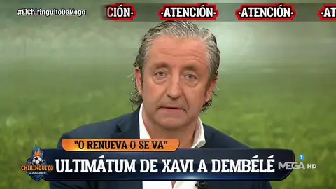 Josep Pedrerol: "Que Xavi diga que Dembélé o renueva o se va es una afirmación peligrosa" Josep Pedrerol: "Que Xavi diga que Dembélé o renueva o se va es una afirmación peligrosa"