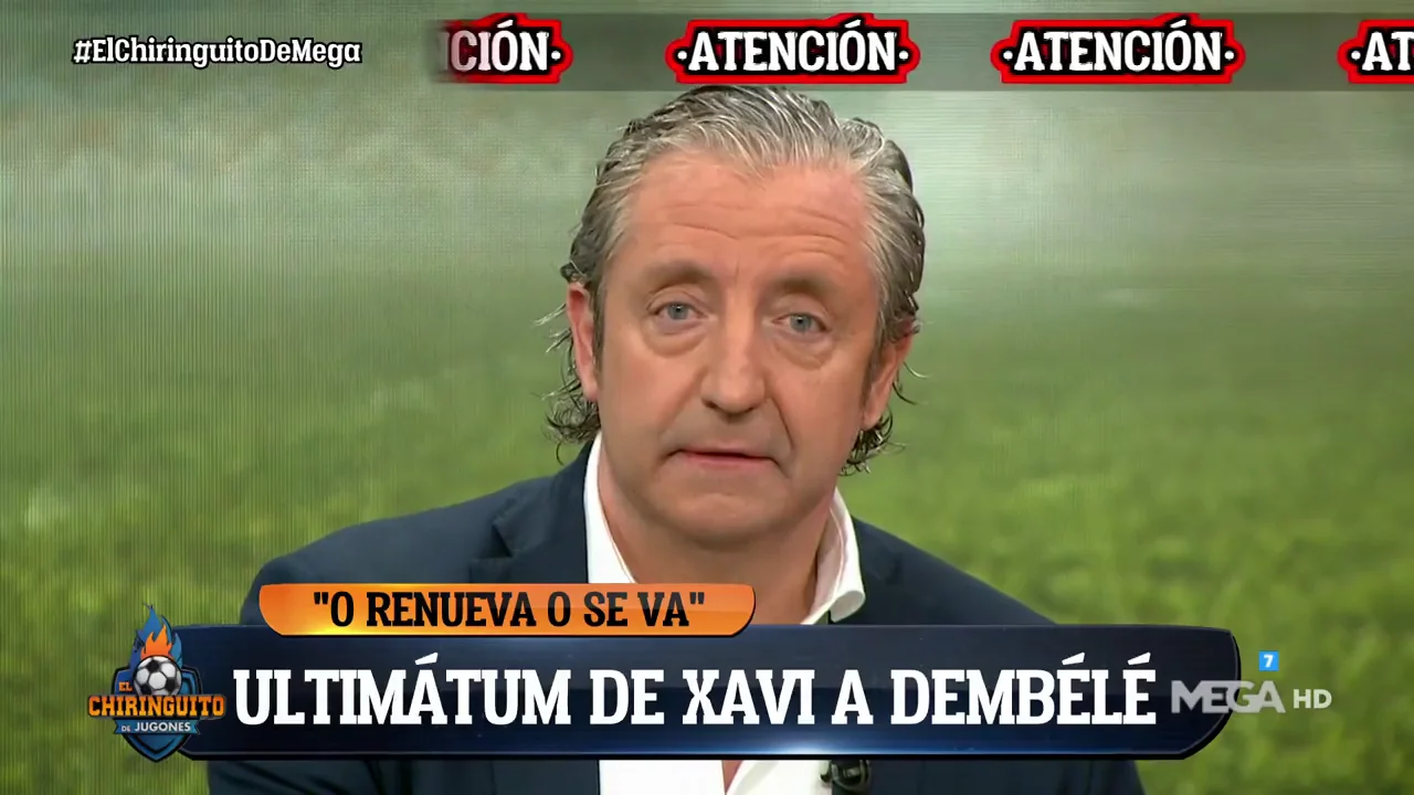 Josep Pedrerol: "Que Xavi diga que Dembélé o renueva o se va es una afirmación peligrosa" Josep Pedrerol: "Que Xavi diga que Dembélé o renueva o se va es una afirmación peligrosa"