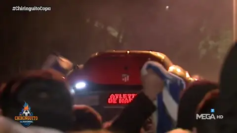 Así fue el recibimiento al Atleti en el Reale Arena Así fue el recibimiento al Atleti en el Reale Arena