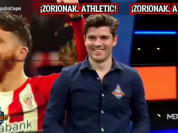 ¡Suena el himno del Athletic en el plató tras la victoria sobre el Barcelona! ¡Suena el himno del Athletic en el plató tras la victoria sobre el Barcelona!
