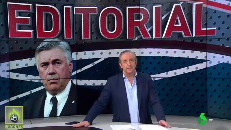 Pedrerol, rendido a Ancelotti