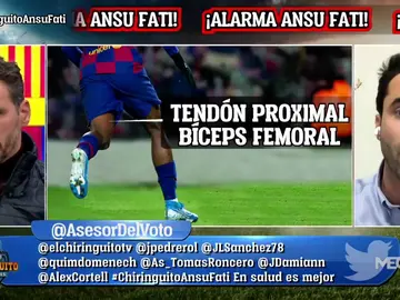 David Beneito: "Si Ansu se opera estará entre 4 y 6 meses de baja" David Beneito: "Si Ansu se opera estará entre 4 y 6 meses de baja"